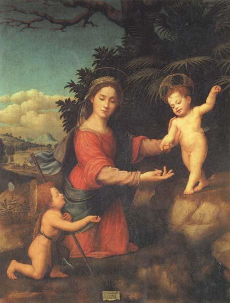 BUGIARDINI, Giuliano Madonna and Child with hte Young St.john t he Baptist oil painting image